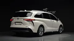 2021 Toyota Sienna 2.5 Hybrid 2WD, белый — фото 2