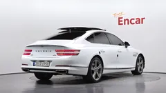 2023 Genesis G80 Gasoline 2.5 Turbo AWD, белый — фото 2