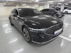 2022 Genesis G90 Gasoline 3.5 Turbo AWD, чёрный — фото 3