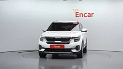 2022 Kia Seltos Gasoline 1.6 Turbo 2WD, белый — фото 3