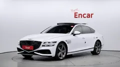 2022 Genesis G80 Gasoline 2.5 Turbo AWD, белый — фото 1