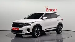 2023 Kia Seltos Gasoline 1.6 Turbo 2WD, белый — фото 1