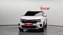 2023 Kia Seltos Gasoline 1.6 Turbo 2WD, белый — фото 3