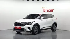 2023 Kia Seltos Gasoline 1.6 Turbo 2WD, белый — фото 1