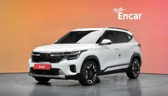 2023 Kia Seltos Gasoline 1.6 Turbo 2WD, белый — фото 1
