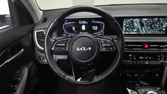 2023 Kia Seltos Gasoline 1.6 Turbo 2WD, белый — фото 13