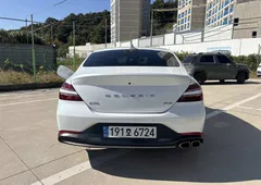 2023 Genesis G70 Gasoline 2.0T 4WD, белый — фото 3