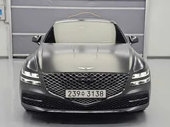 2022 Genesis G80 Gasoline 2.5 Turbo 2WD, серо-серебристый — фото 3