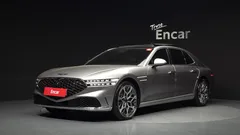 2023 Genesis G90 Gasoline 3.5 Turbo e-S/C AWD, серебристый — фото 1
