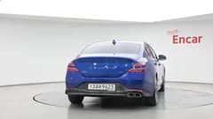 2023 Genesis G70 Gasoline 2.0T 4WD, синий — фото 4
