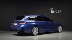 2023 BMW 3-Series 320d Touring M Sport, синий — фото 2