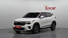 2023 Kia Seltos Gasoline 1.6 Turbo 2WD, белый — фото 1