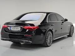 2023 Mercedes-Benz S-Class S500L 4MATIC, чёрный — фото 4
