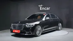 2023 Mercedes-Benz S-Class S500L 4MATIC, чёрный — фото 1