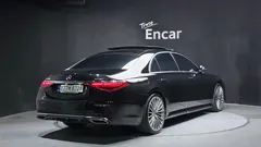 2023 Mercedes-Benz S-Class S500L 4MATIC, чёрный — фото 2