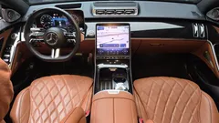 2023 Mercedes-Benz S-Class S500L 4MATIC, чёрный — фото 7