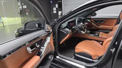2023 Mercedes-Benz S-Class S500L 4MATIC, чёрный — фото 10