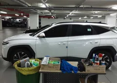 2023 Hyundai Tucson Diesel 2.0 4WD, белый — фото 2
