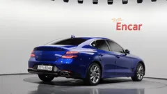 2023 Genesis G70 Gasoline 2.0T 4WD, синий — фото 2