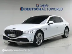 2022 Genesis G90 Gasoline 3.5 Turbo AWD, белый — фото 2