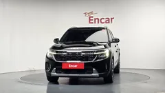 2023 Kia Seltos Gasoline 1.6 Turbo 2WD, чёрный — фото 3