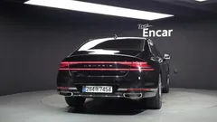 2023 Genesis G90 Gasoline 3.5 Turbo e-S/C AWD, чёрный — фото 4