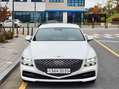 2022 Genesis G80 Gasoline 3.5 Turbo AWD, белый — фото 1