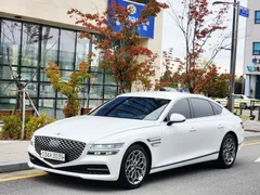 2022 Genesis G80 Gasoline 3.5 Turbo AWD, белый — фото 2