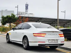 2022 Genesis G80 Gasoline 3.5 Turbo AWD, белый — фото 3