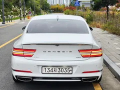 2022 Genesis G80 Gasoline 3.5 Turbo AWD, белый — фото 4