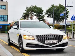 2022 Genesis G80 Gasoline 3.5 Turbo AWD, белый — фото 5