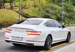 2022 Genesis G80 Gasoline 3.5 Turbo AWD, белый — фото 6
