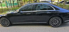 2022 Mercedes-Benz S-Class S580L 4MATIC, чёрный — фото 3