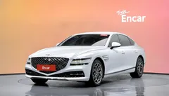 2022 Genesis G80 Gasoline 3.5 Turbo AWD, белый — фото 1