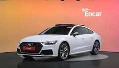 2022 Audi A7 55 TFSI Quattro Premium, белый — фото 1