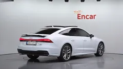 2022 Audi A7 55 TFSI Quattro Premium, белый — фото 2