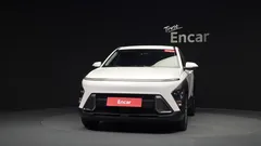 2023 Hyundai Kona Gasoline 1.6 Turbo 2WD, белый — фото 3