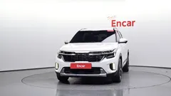 2024 Kia Seltos Gasoline 1.6 Turbo 2WD, белый — фото 3