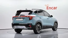 2023 Kia Seltos Gasoline 1.6 Turbo 2WD, голубой — фото 2
