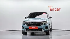 2023 Kia Seltos Gasoline 1.6 Turbo 2WD, голубой — фото 3