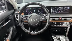 2023 Kia Seltos Gasoline 1.6 Turbo 2WD, голубой — фото 13