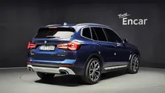 2022 BMW X3 xDrive 30e, синий — фото 2