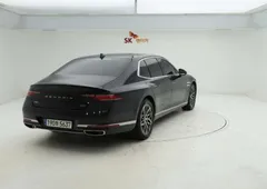 2023 Genesis G90 Gasoline 3.5 Turbo AWD, чёрный — фото 3