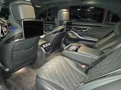 2021 Mercedes-Benz S-Class S580L 4MATIC, чёрный — фото 4