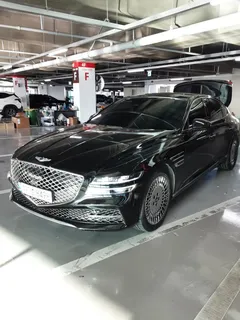 2022 Genesis G80 Gasoline 2.5 Turbo AWD, чёрный — фото 11