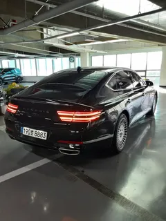 2022 Genesis G80 Gasoline 3.5 Turbo AWD, чёрный — фото 5