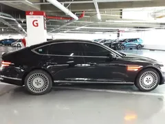 2022 Genesis G80 Gasoline 3.5 Turbo AWD, чёрный — фото 10