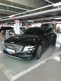 2022 Genesis G80 Gasoline 3.5 Turbo AWD, чёрный — фото 11