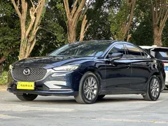 2021 Mazda Mazda6 2.0L Skyactiv Luxury, синий — фото 1