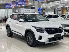 2023 Kia Seltos 1.5L IVT Luxury, белый — фото 3